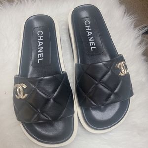 Chanel Espardrilles size 37 black